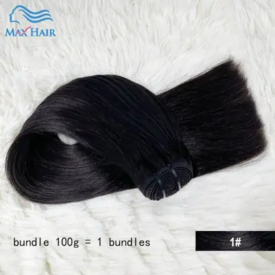Image de Extensions cheveux humains brésiliens lisses naturels 100% Remy