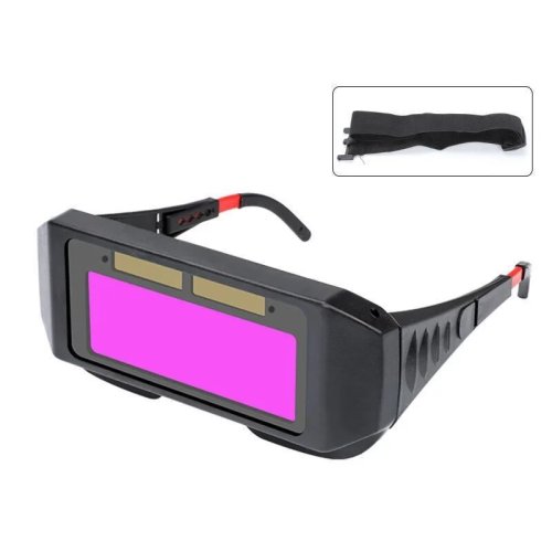 Bild von Solarbetriebener Schweißhelm mit Automatischer Verdunkelung – LCD-Schweißerbrille für WIG, MIG, MMA und Plasma-Schweißen
