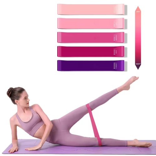 Bild von Elastische Widerstandsbänder für Yoga, Fitness, Gym und Crossfit – Vielseitige Trainingsbänder mit Pull-Up-Assist-Funktion für effektives Heimtraining