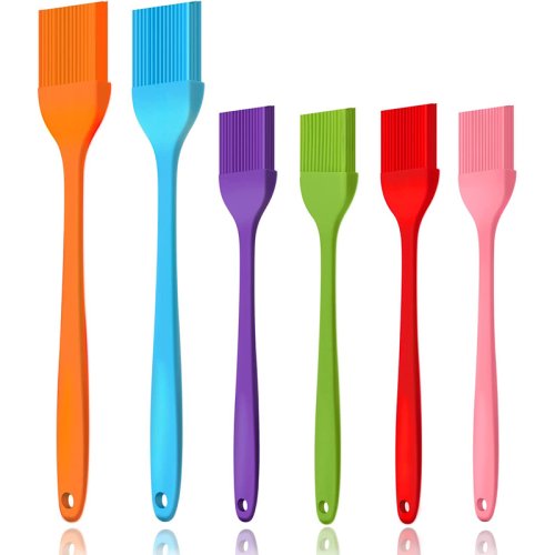 Image of Premium Silicone Basting Brush with Heat-Resistant Design for BBQ, Grilling, Baking, and Pastry – Durable Kitchen Tool for Even Oil and Sauce Application