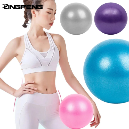Imagen de Pelota de Pilates de 25 cm, Pelota Central de Yoga a Prueba de Explosiones, Pelota de Equilibrio Interior para Entrenamiento Funcional y Bienestar