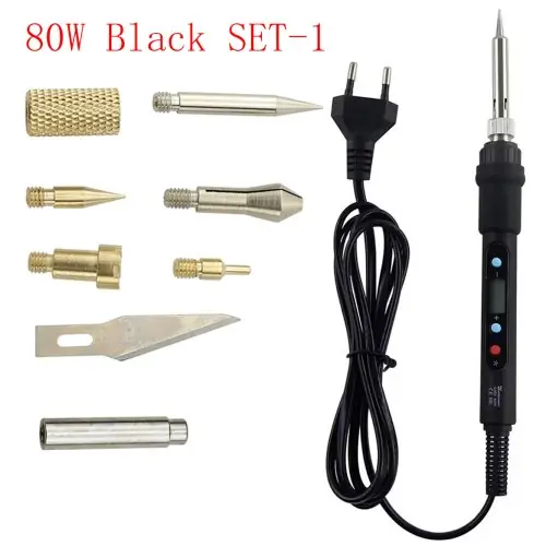 80W schwarz Set-1