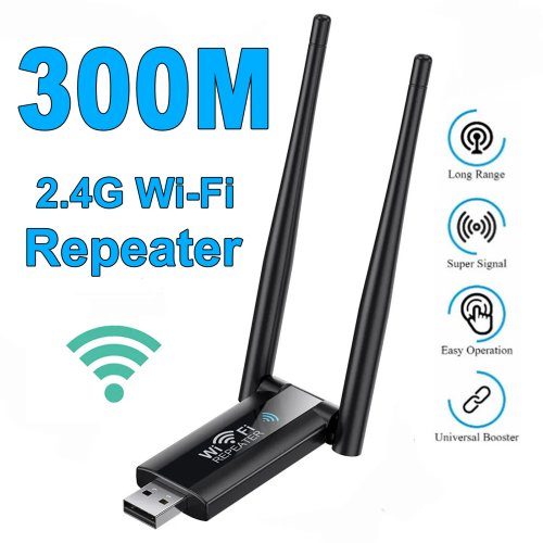 Image de Répéteur WiFi 300Mbps USB - Étendre votre réseau en un clin d'œil
