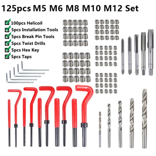 125 pcs M5-M12