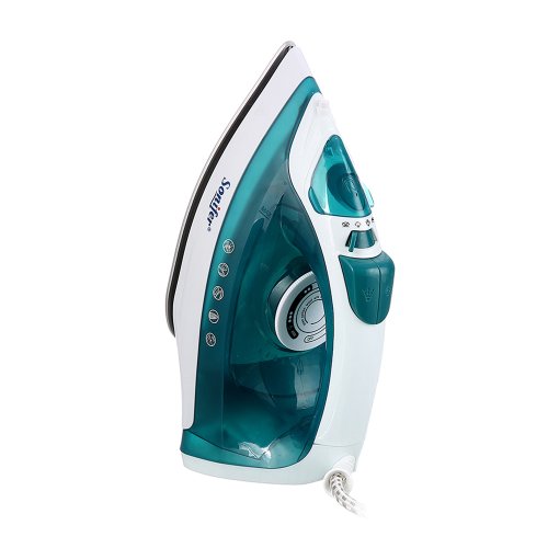 Imagen de Plancha eléctrica portátil, Mini vaporizador de ropa, plancha de vapor para ropa, plancha con suela de cerámica ajustable para planchar Sonifer