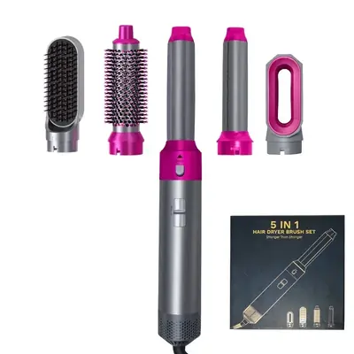 Image de Kit Coiffure 5 en 1 : Sèche-cheveux, Lisseur, Fer à Friser