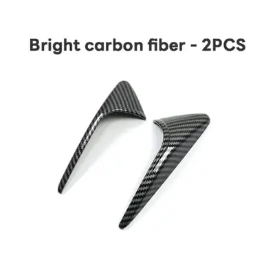 Image de Protection caméra latérale Tesla Model Y - Fibre de carbone brillant & mat