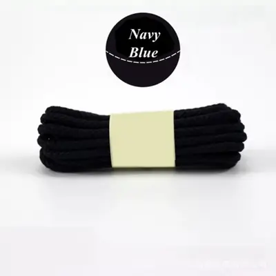 Image de Lacets de Chaussures Ronds Solides - Idéaux pour Randonnée et Outdoor