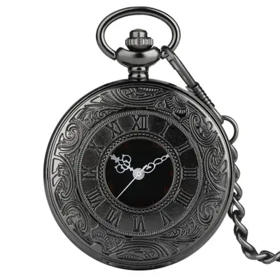 Image de Montre de Poche Steampunk Vintage - Chiffres Romains Noirs