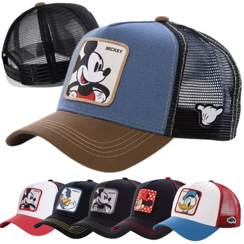 Bild von Unisex Anime-Cartoon Baseball Cap mit Aufnäher – Trendiger Trucker-Hut für Männer und Frauen