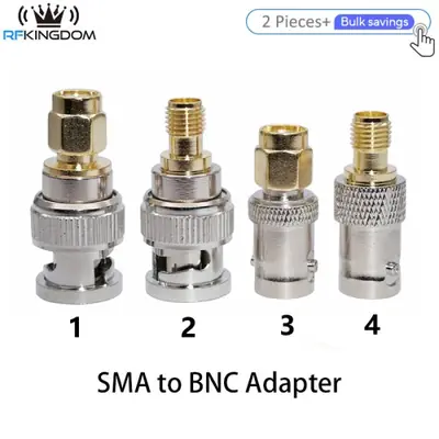 Image de Adaptateur SMA vers BNC - Connecteur RF Mâle/Femelle