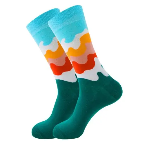 Image de Chaussettes Harajuku Colorées - Style Fun & Original