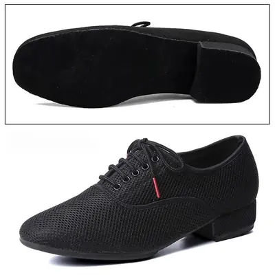 Image de Chaussures de Danse Homme - Jazz, Salsa, Tango - Noir Élégant