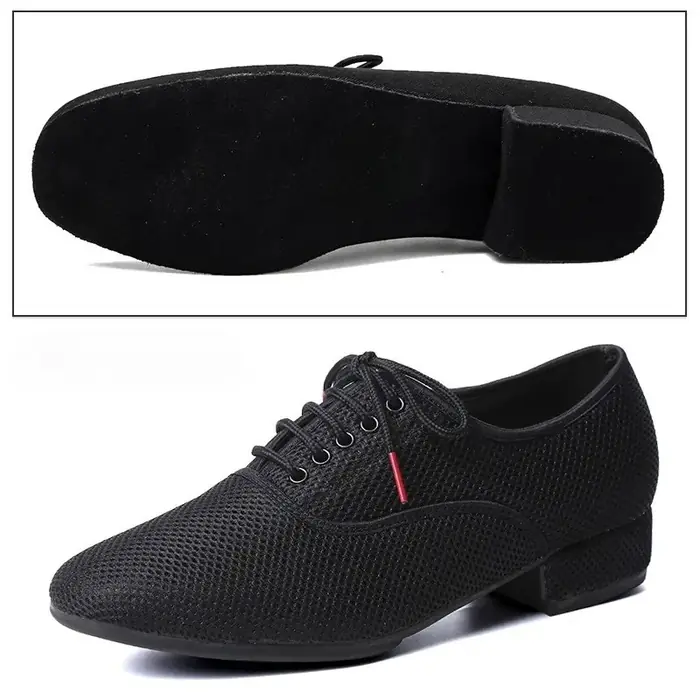 Image de Chaussures de Danse Homme - Jazz, Salsa, Tango - Noir Élégant