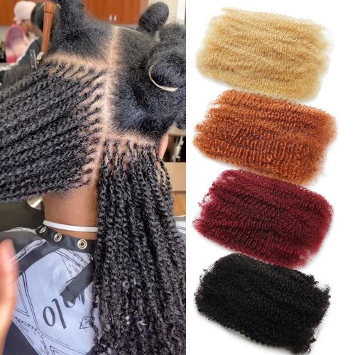 Afbeelding van Afro Kinks Haar voor Dreadlocks & Locs – Natuurlijk Menselijk Haar