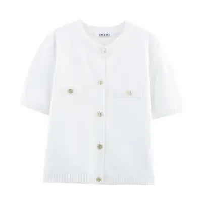 Image de Cardigan Tricoté Court Femme - Tendance 2025