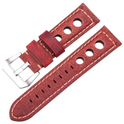 Image de Bracelet Montre Cuir Vintage - 20mm, 22mm, 24mm