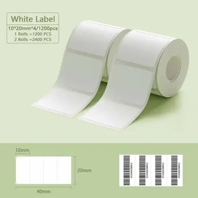 Image de Imprimante Portable Niimbot B1 - Étiquettes Autocollantes Blanches