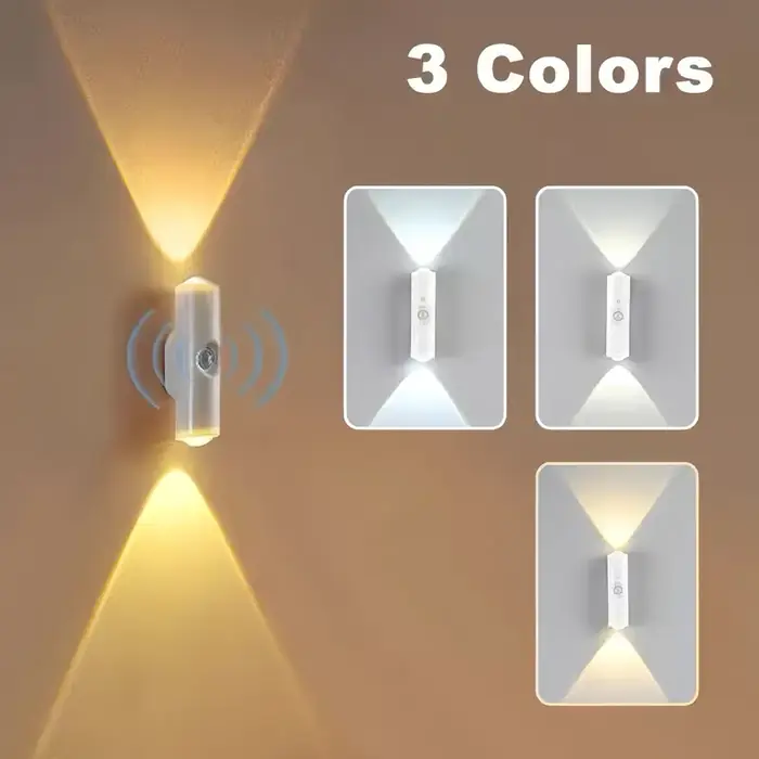 Image de Veilleuse LED avec Détecteur de Mouvement - Rechargeable USB