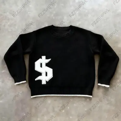Image de Pull Tricoté Punk Y2K - Style Goth Hip Hop