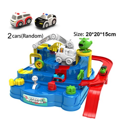 Bild von Heißer Racing Rail Auto Modell Zug Track Abenteuer Spiel Tiere Raum Rakete Spielzeug Kinder Pädagogisches Gehirn Mechanische Interaktive