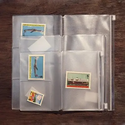 Image de Sac de Rangement Transparent PVC - Organisez Votre Agenda & Cartes de Visite