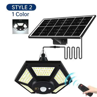 Image de Lampe Solaire Hangar - 1000LM, 5 Modes, Télécommande