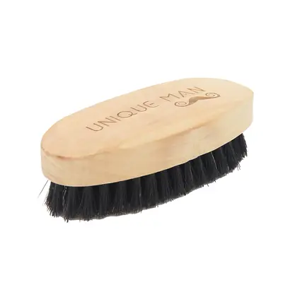 Image de Brosse à Barbe en Bois Naturel - Poils de Sanglier