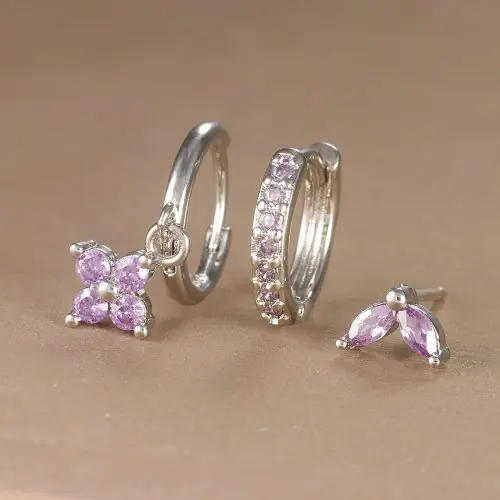 Argent-violet-3pcs