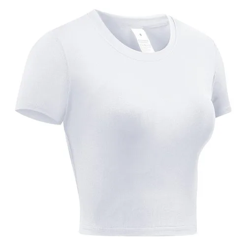 Weiß kurz T-Shirt