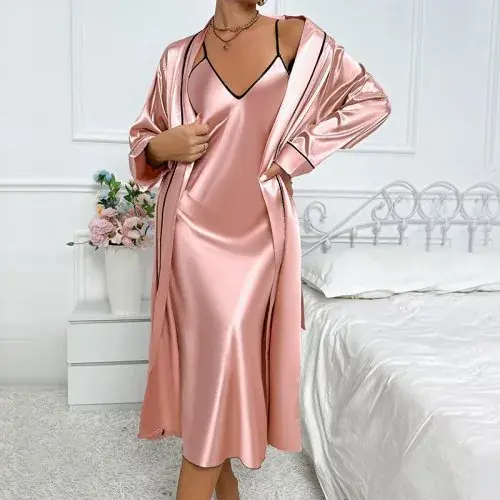 Rose robe ensemble