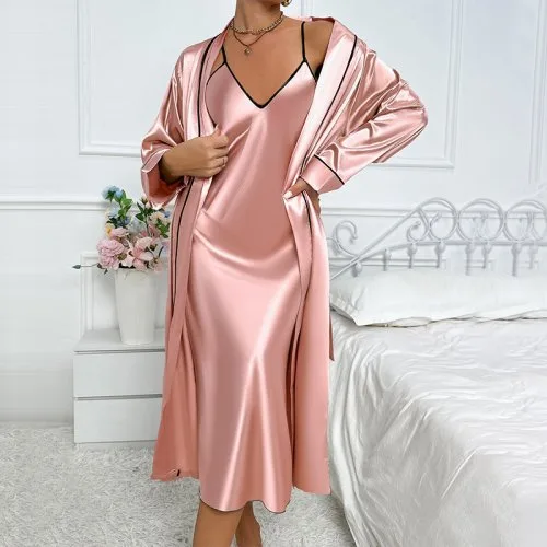 Roze jurk set