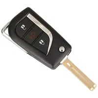 Image de Coque de Clé Pliable pour Toyota - Protection Élégante & Pratique