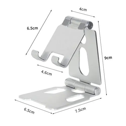 Image de Support Téléphone Portable en Aluminium - Design Élégant & Pratique
