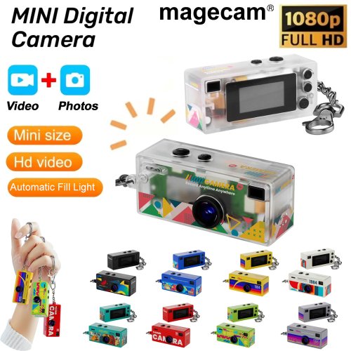 Mini Caméra 1080p Ultra Compacte - Porte-Clés avec Enregistrement Vidéo
