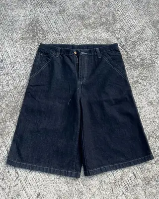 Image de Short Y2K Denim Oversize Homme - Style Gothique Punk