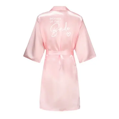 Image de Peignoir de Mariée & Demoiselles d'Honneur - Kimono Satin Élégant