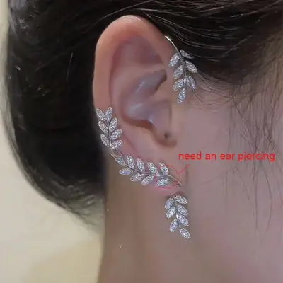 Image de Boucles d'oreilles à clip papillon plaquées argent