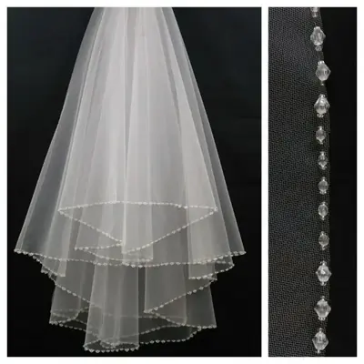 Image de Voile de Mariée Personnalisé Étincelant