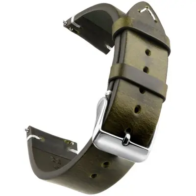 Image de Bracelet Montre Cuir Véritable - 18 à 24mm