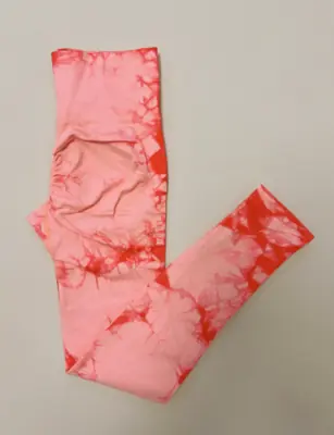 Image de Leggings Tie-Dye Yoga Femme - Taille Haute Sans Couture