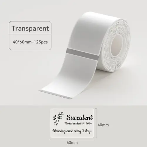 Transparent 40x60mm