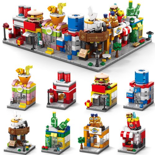 Image de Kit de construction DIY Restaurant Café pour enfants