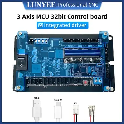 Image de Carte de Commande CNC 3 Axes USB GRBL - Contrôle Précis et Facile