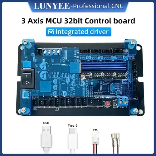 Image de Carte de Commande CNC 3 Axes USB GRBL - Contrôle Précis et Facile