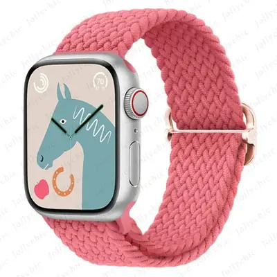 Image de Bracelet Tressé Élastique pour Apple Watch