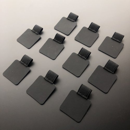 10er Pack Elastische Stiftschlaufenhalter aus selbstklebendem PU-Leder – Praktischer Clip für Bleistifte, Notizbücher, Tagebücher und Planer