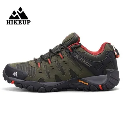 Image de HikeUp - Chaussures de Randonnée Homme en Cuir Suédé