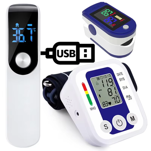 Afbeelding van LCD Draagbare Gezondheidszorg Pulsmeter BP Monitor Automatische Digitale Arm Bloeddrukmeter Tonometer Meter Bloeddrukmeter