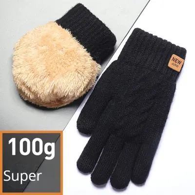 Gants Hiver Tactile Tricotés Chauds
